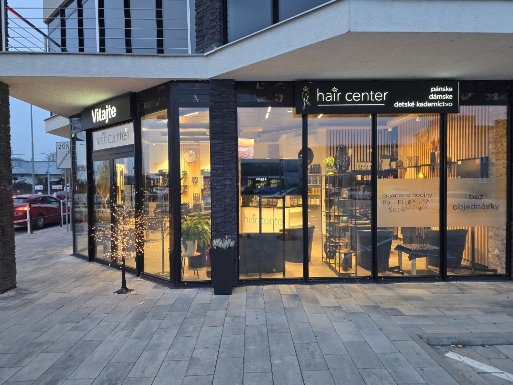 Interiér salónu Haircenter Ilava